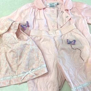 Great for the spring Make an offer on this 3 piece Authentic Baby Dior 6-9month
